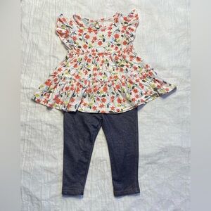 BCBGirls Multicolor Top and Pants 2 Piece Outfit | Size 4T